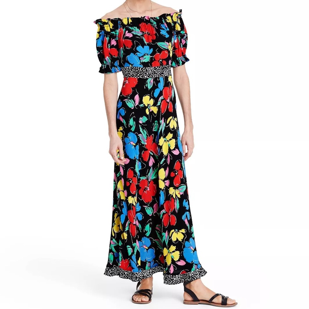 Colorful floral RIXO by Target dress size 4 US